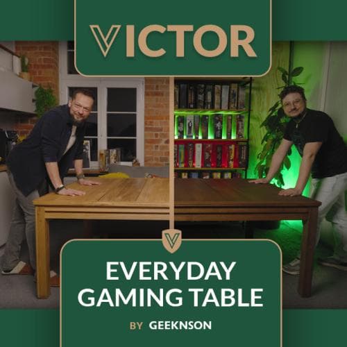 The Victor – Everyday Gaming Table by Geeknson