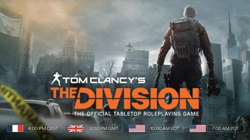 Tom Clancy's The Division, the official tabletop RPG